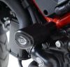 R&G CP0390BL Aero padací chrániče Ducati Multistrada 1200 černé